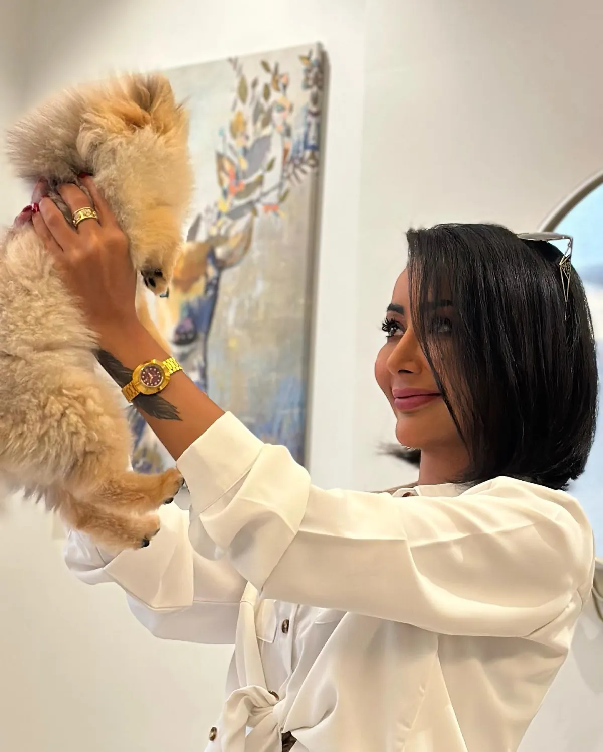 ريتاج الصالح - الصورة  من  حسابها على الانستغرام