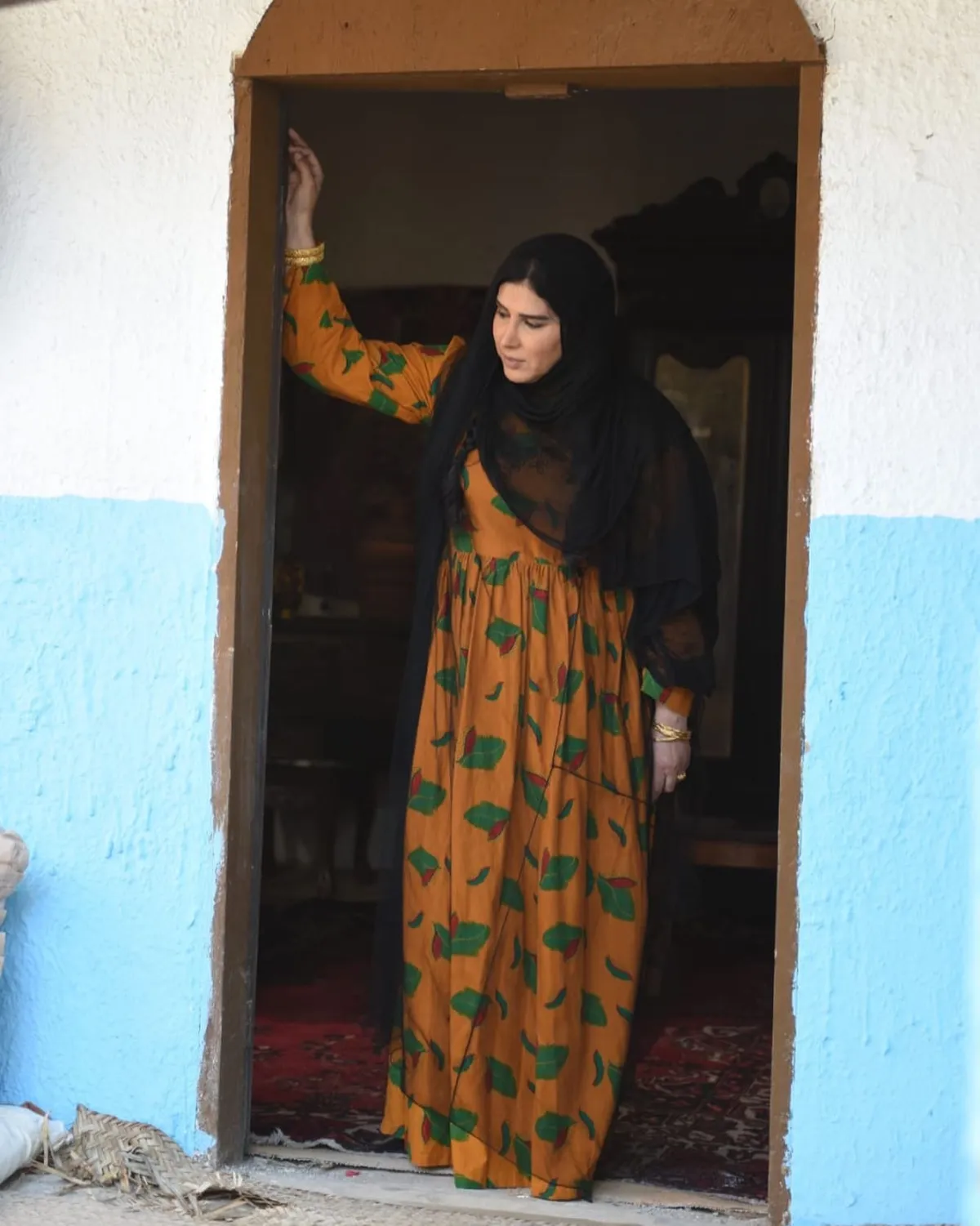 زهرة عرفات في احدى اعمالها الدرامية  -الصورة من حسابها على الانستغرام