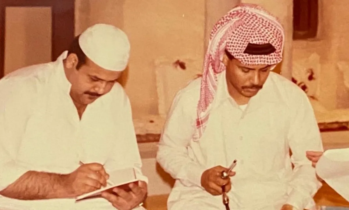 غانم السليطي وعبد العزيز جاسم- الصورة من حسابه على الانستغرام