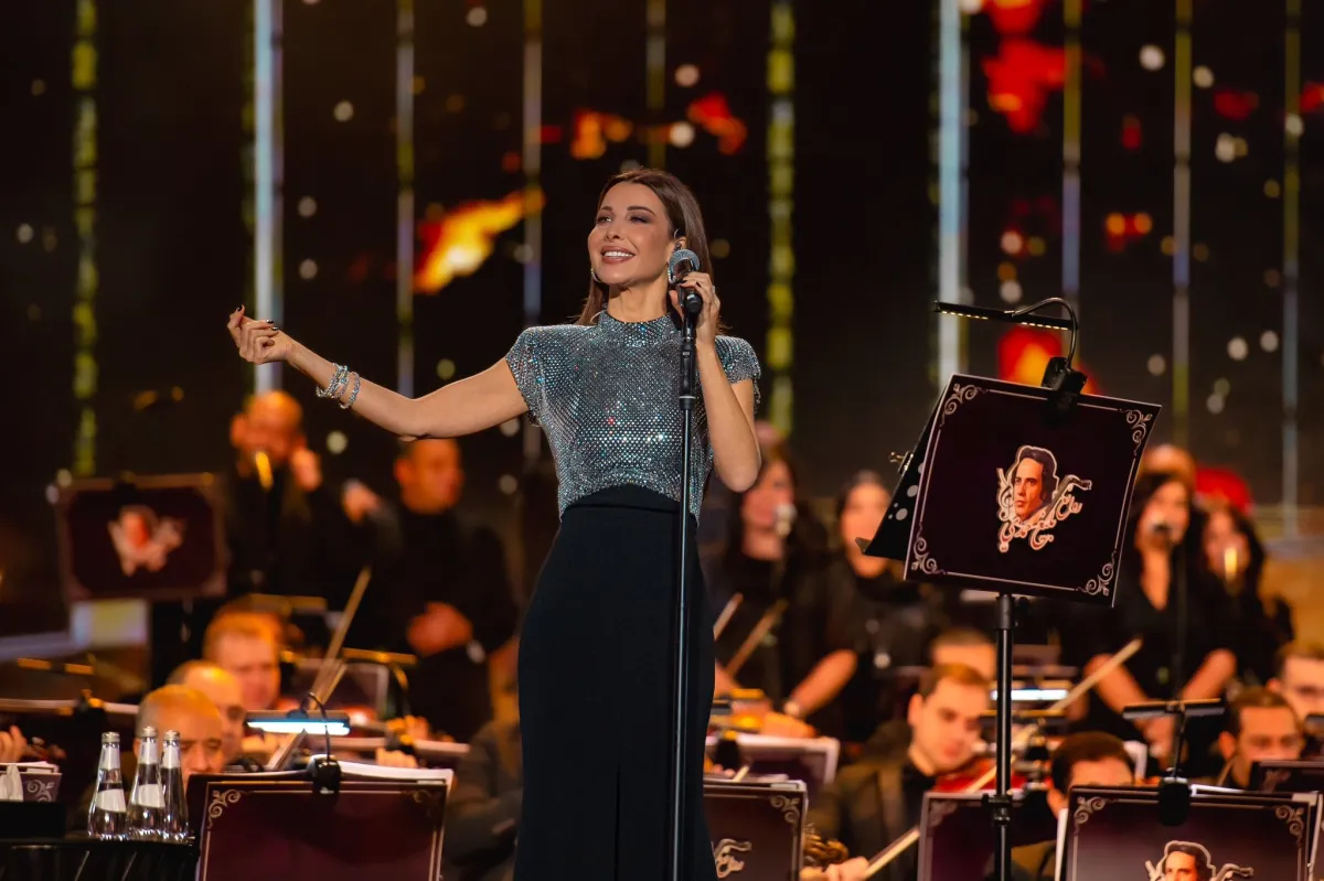 نانسي عجرم في حفل روائع بليغ حمدي في الرياض