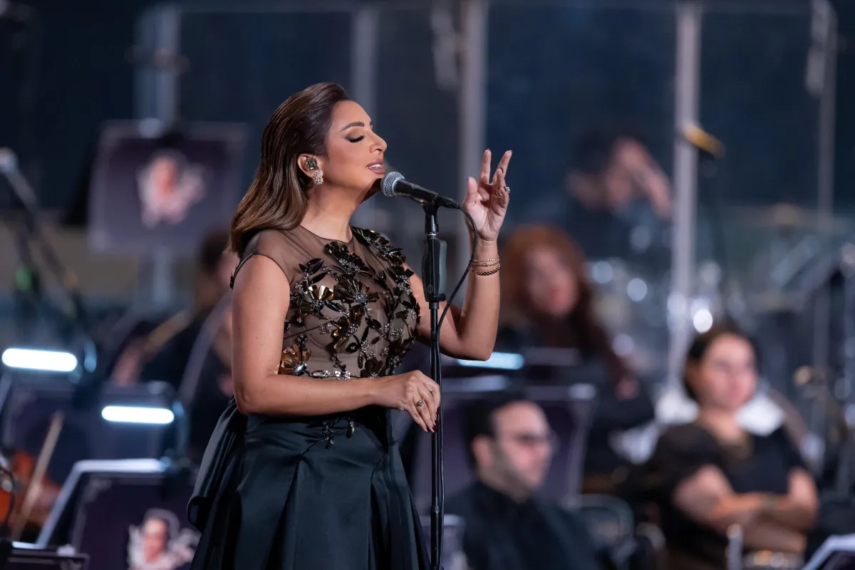 أنغام  -الصورة من المركز الاعلامي للشركة المنظمة بنش مارك