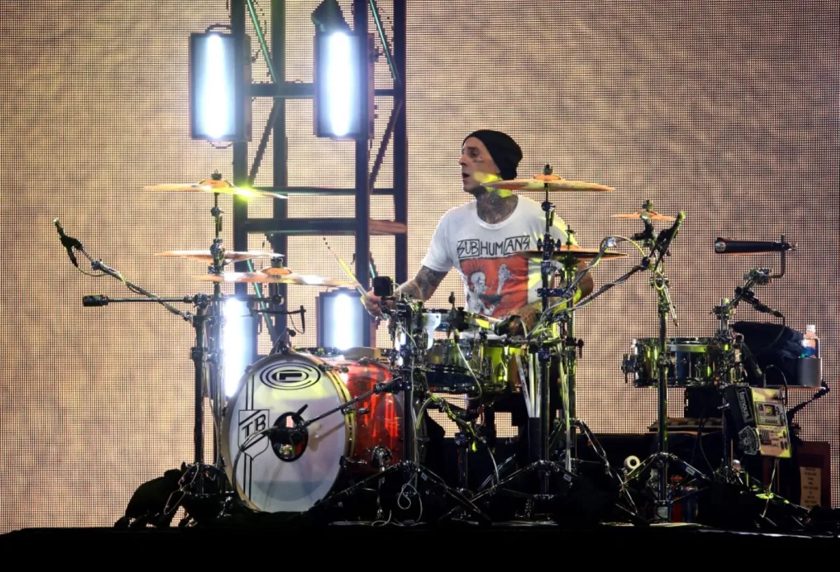 ترافيس باركر (Travis Barker). مصدر الصورة: Rich Fury/Getty Images for iHeartMedia/AFP