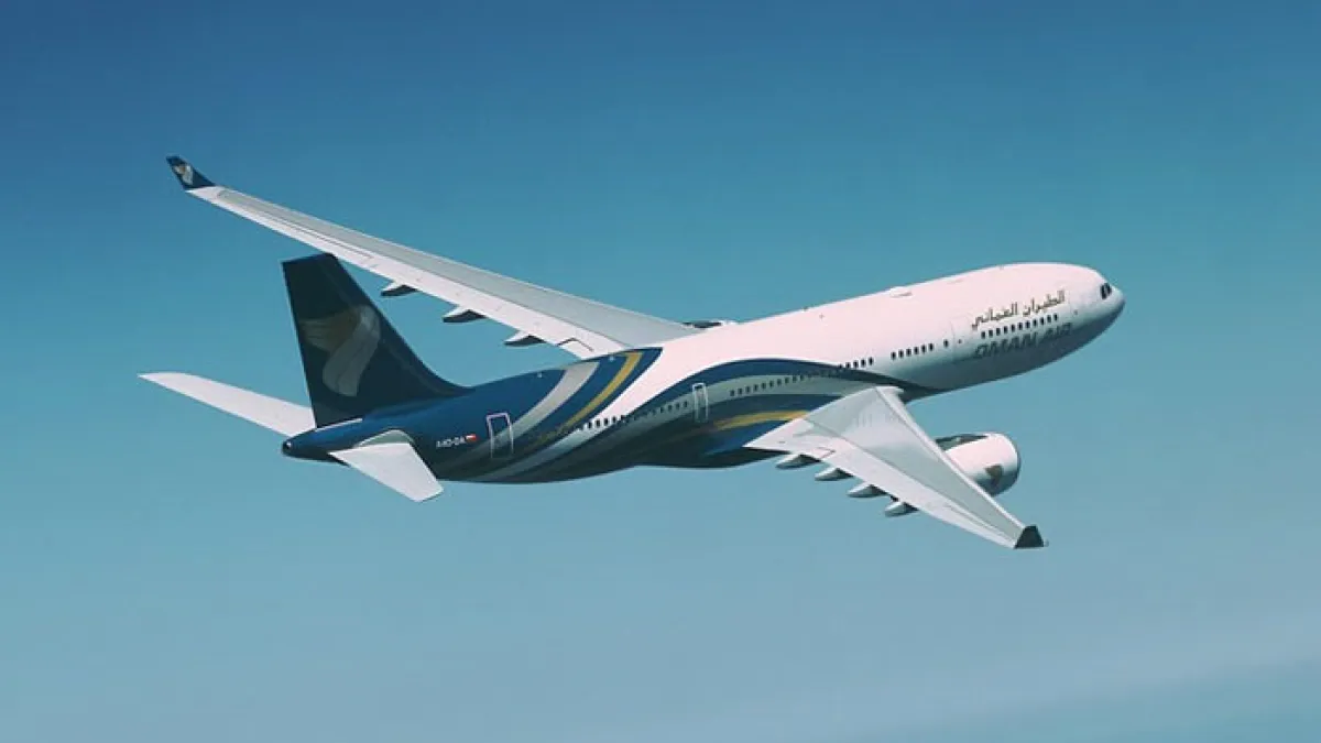الخطوط العمانية. الصورة من الحساب الرسمي للطيران العماني
