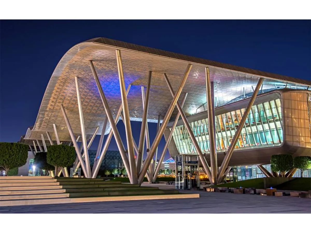 "واحة قطر للعلوم والتكنولوجيا". الصورة من وكالة الأنباء القطرية