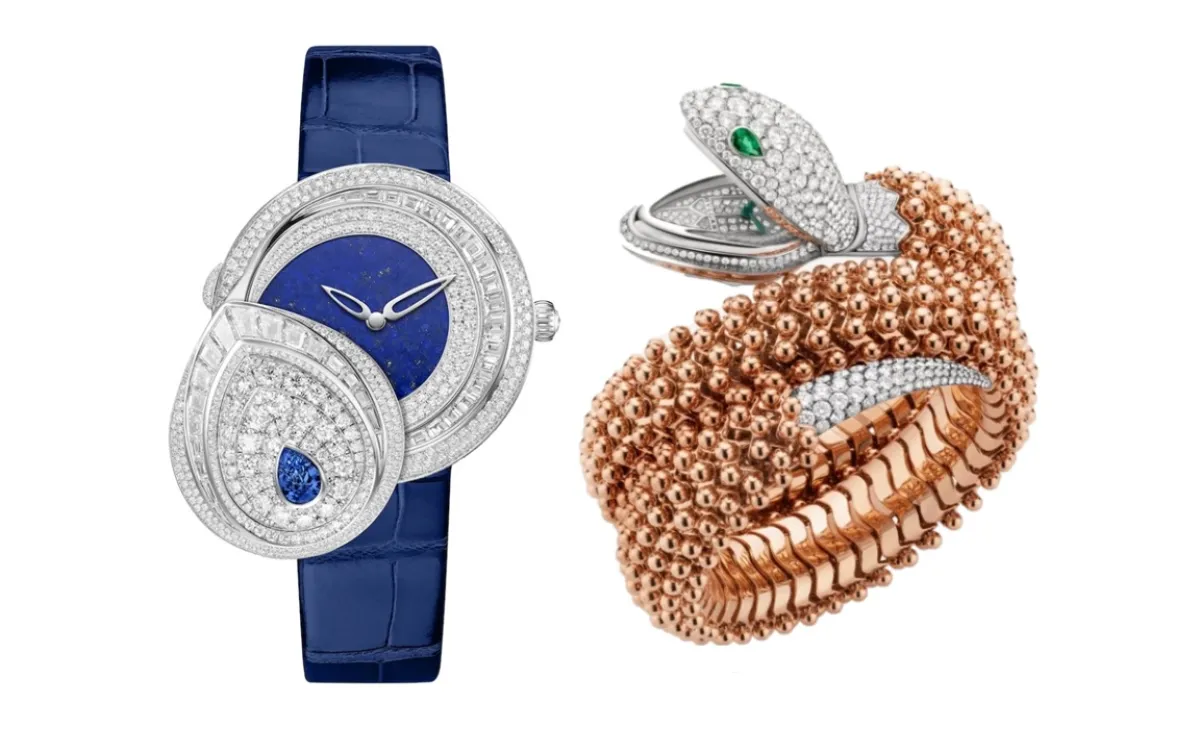 اسحري القلوب بساعات سرية مرصوفة بالألماس والأحجار الكريمة.. قطع فاخرة تُزيدك جاذبية