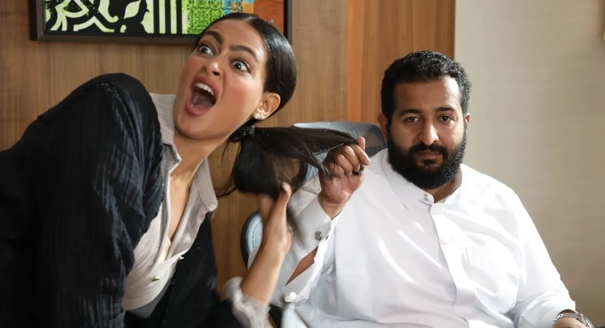 في فؤاد  وإبراهيم الحجاج - الصورة من حسابها  على الانستغرام