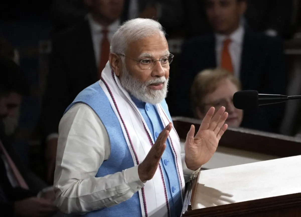 ناريندرا مودي (Narendra Modi). مصدر الصورة: Drew Angerer/Getty Images/AFP