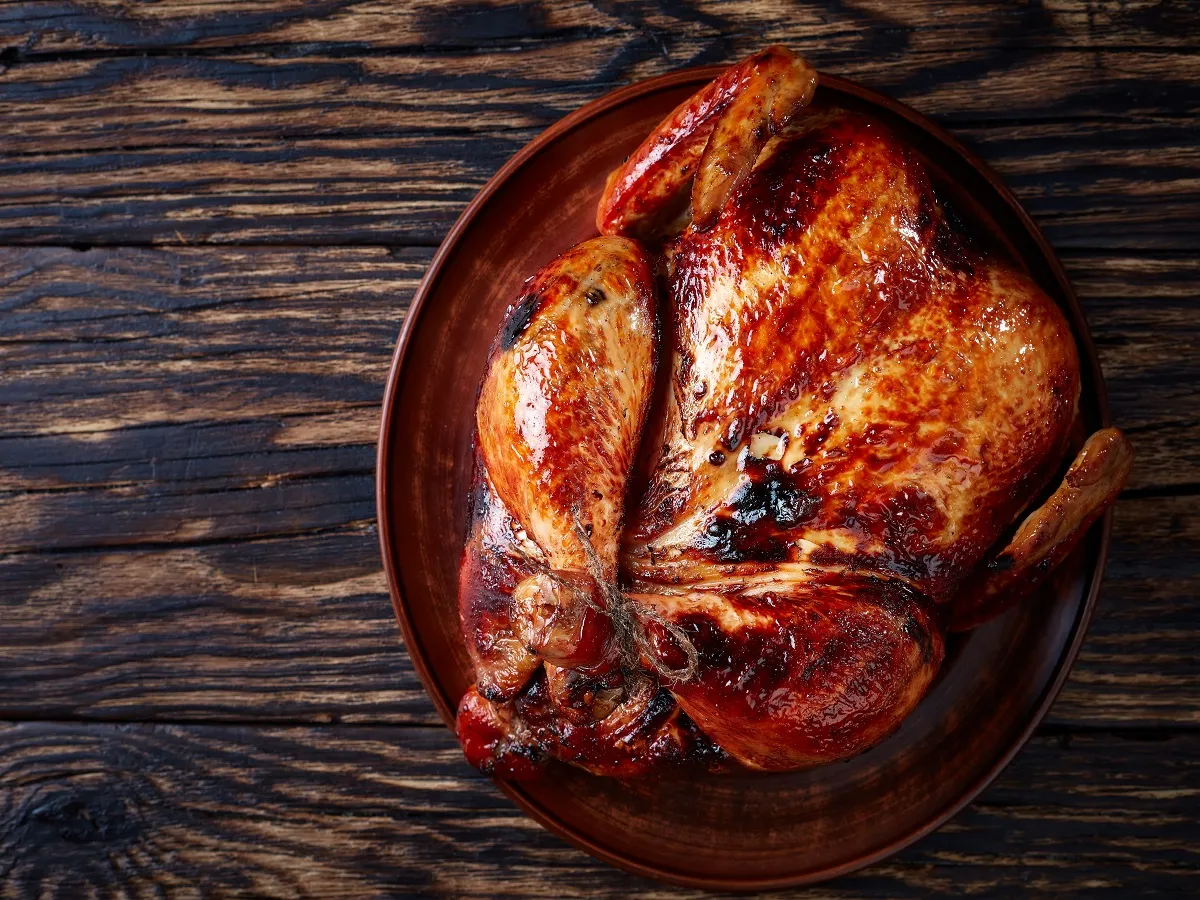 صورة لدجاج مشوي