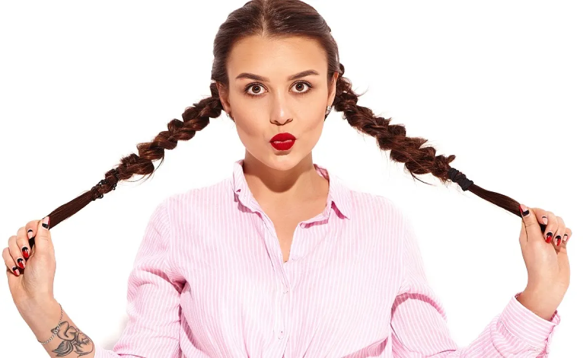 تسريحة الضفائر