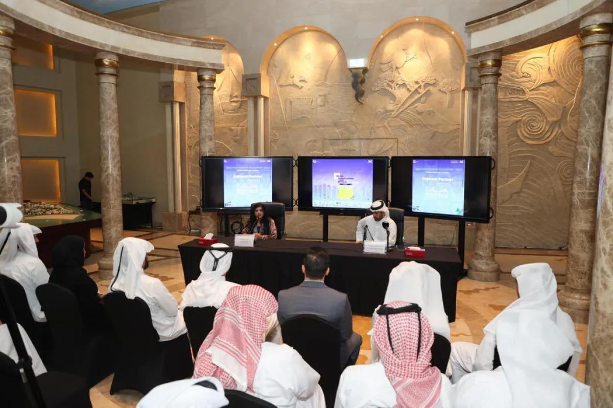 المؤتمر الصحفي لمهرجان قطر الدولي للفنون 2023. الصورة من الحساب الرسمي لكتارا على منصة x