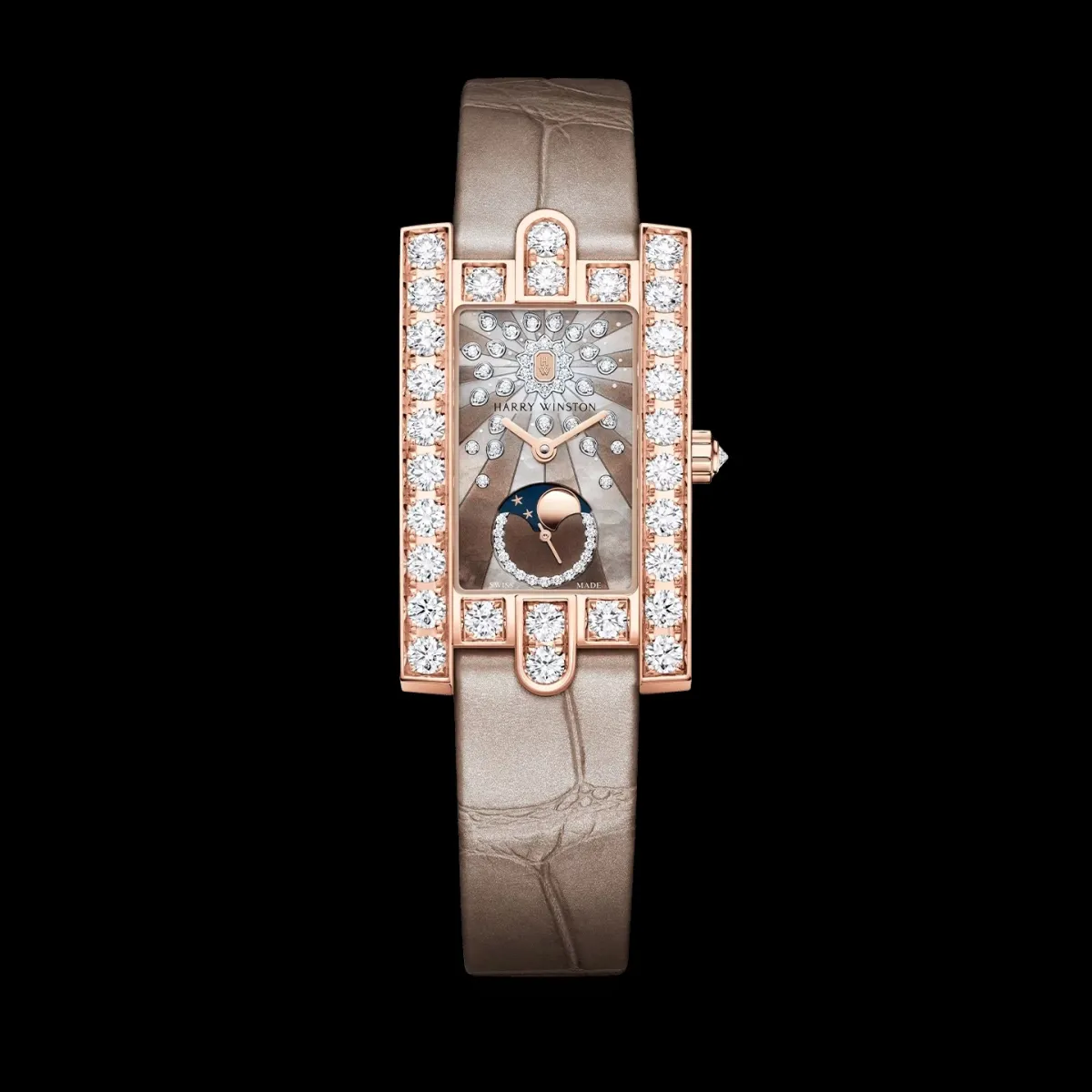 ساعة Avenue Classic Moon Phase من هاري وينستون Harry Winston