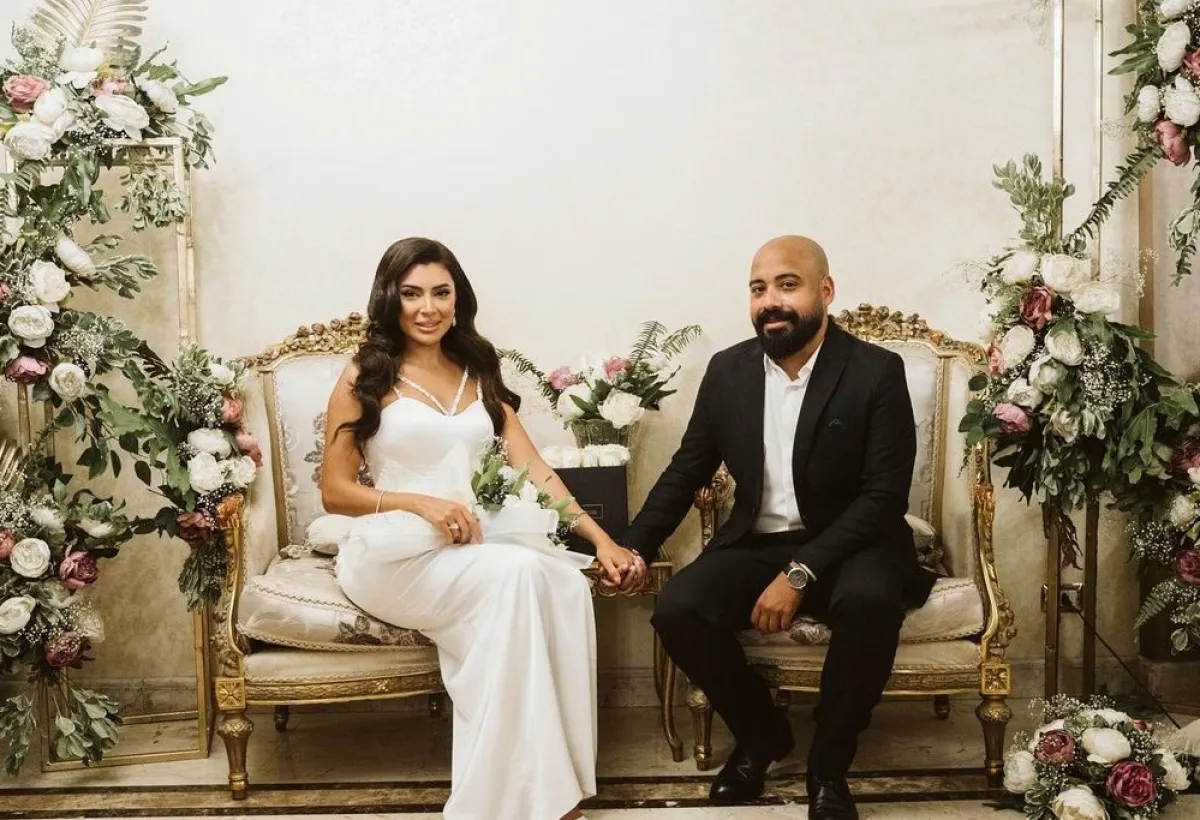 بسمة داود برفقة هاني سرحان - الصورة من صفحتها على إنستغرام