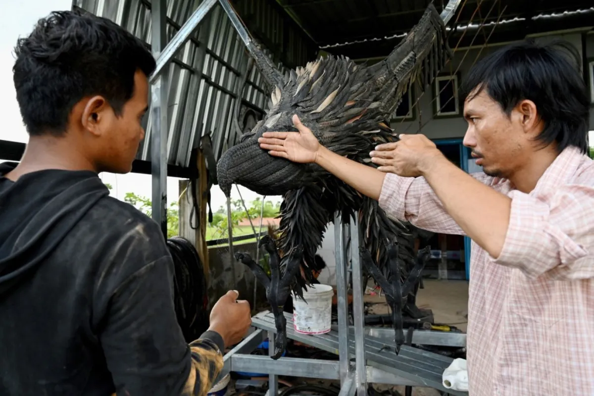 إعادة تدوير منحوتات من إطارات السيارات