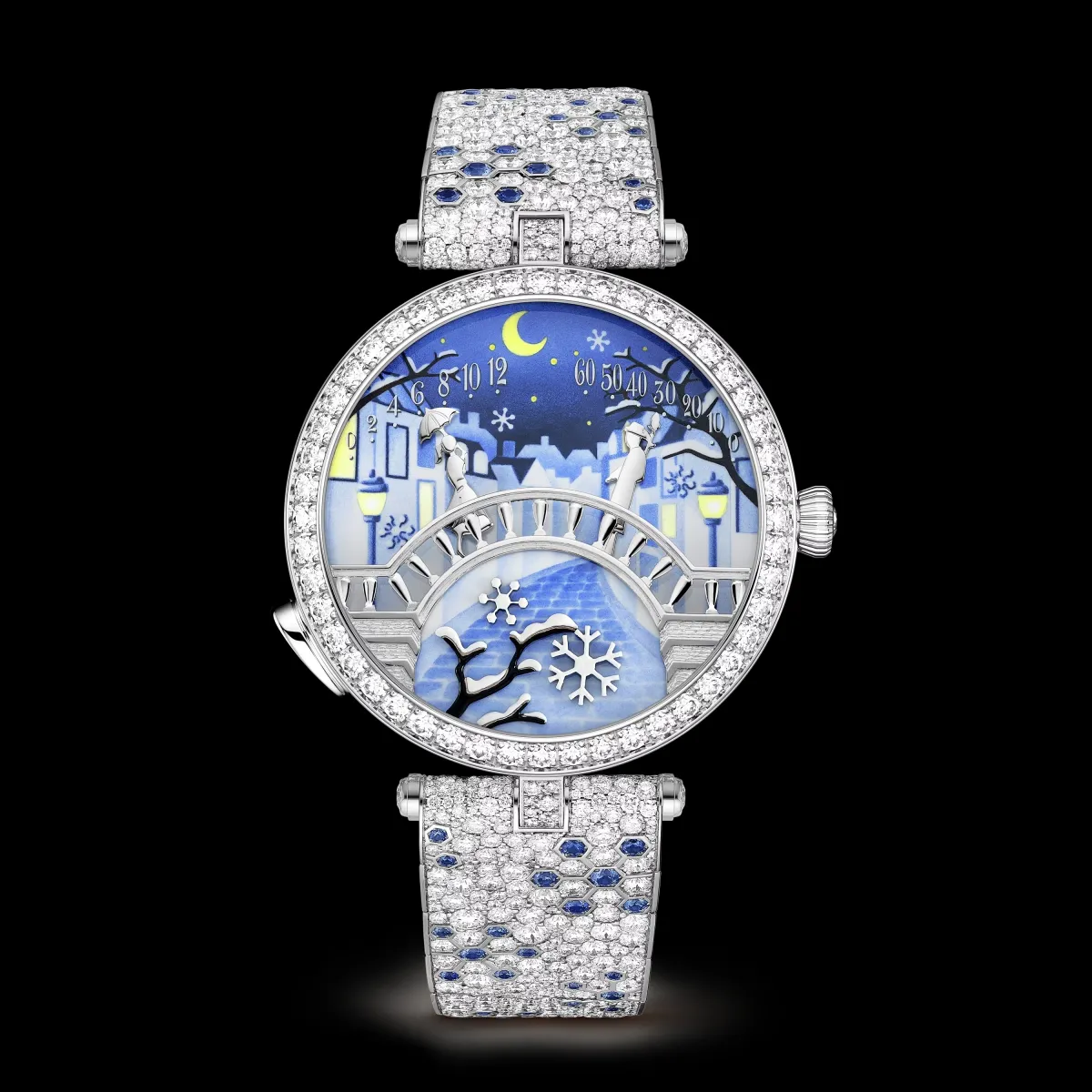 ساعة Lady Arpels Pont des Amoureux Hiver.. من فان كليف آند آربلز Van Cleef & Arpels