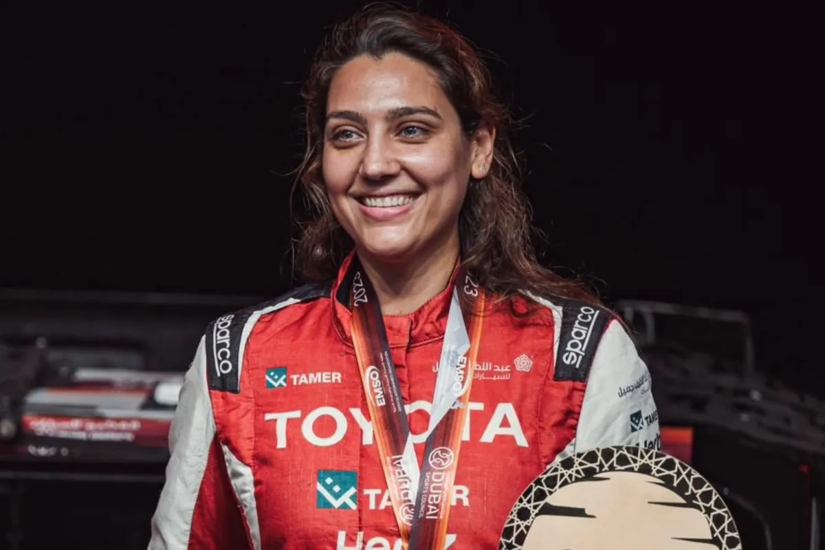 سائقة الراليات السعودية دانية عقيل - الصورة من المصدر