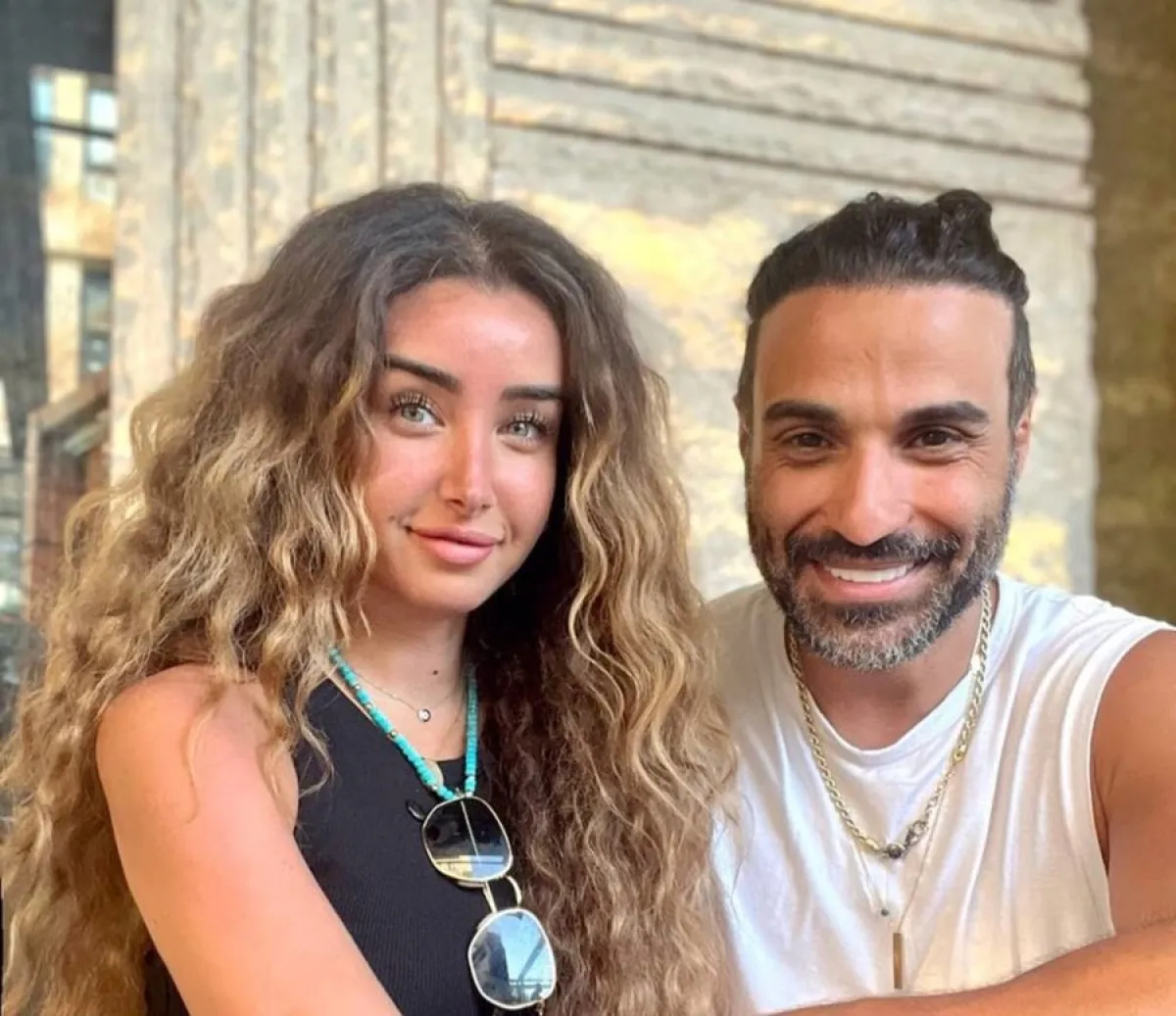 هنا الزاهد وأحمد فهمي - الصورة من حسابها على إنستغرام