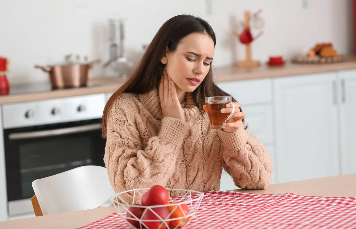 علاج البلغم العالق في الحلق (المصدر: Shutterstock)