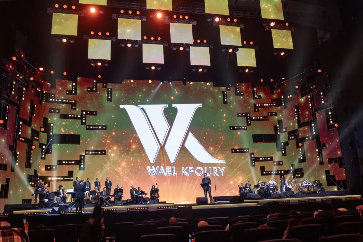 وائل كفوري في حفل موسم الرياض-  الصورة من  روتانا لايف على تويتر