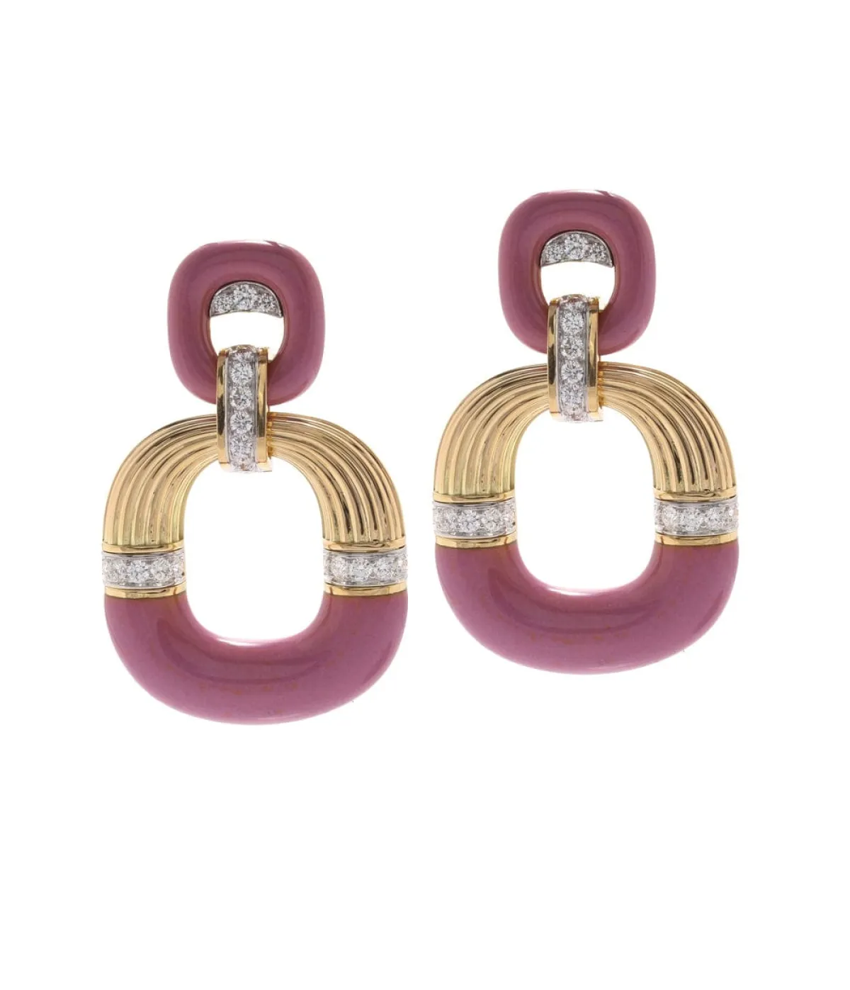 أقراط Radiator Hoop من ديفيد ويب David webb 