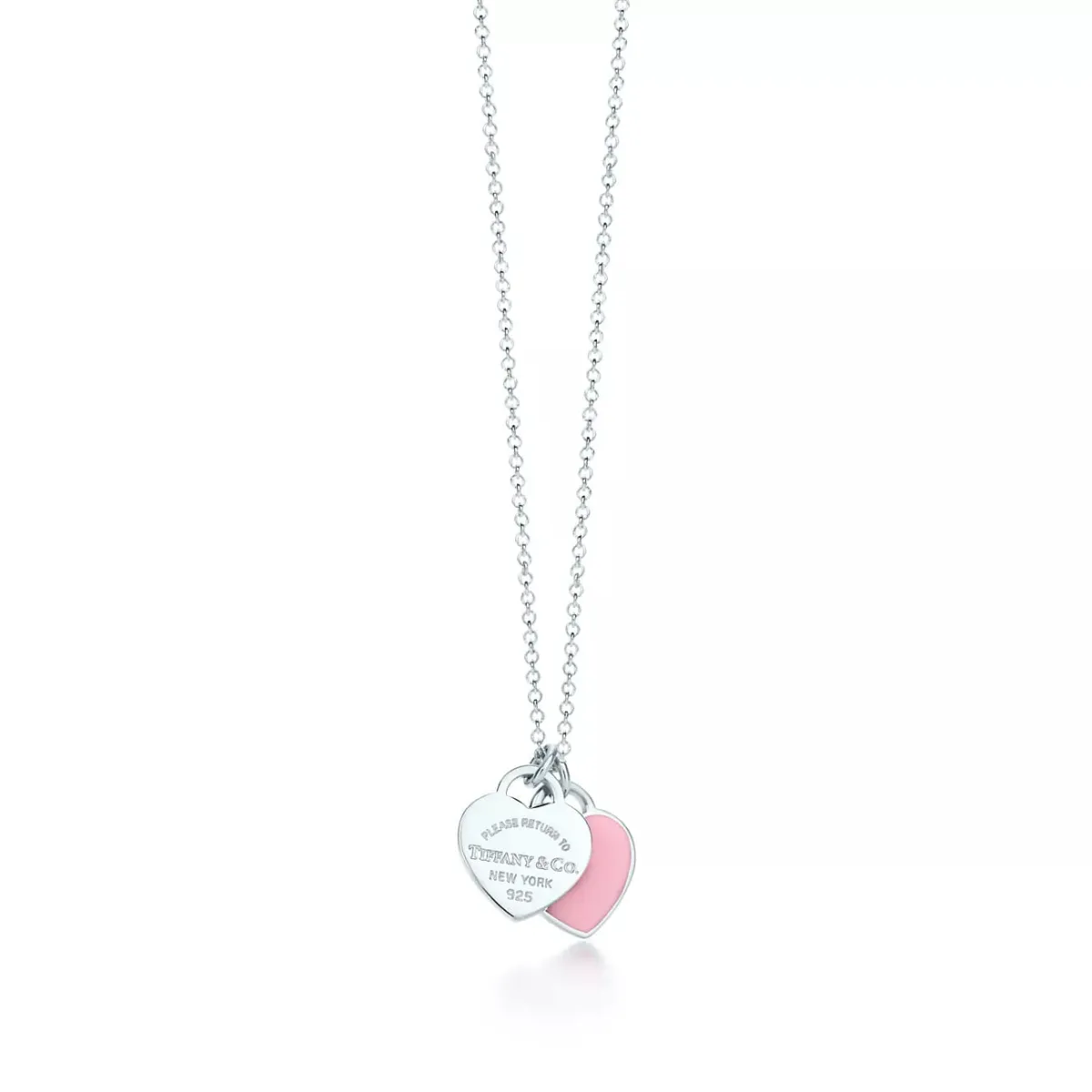 قلادة Pink Double Heart من تيفاني آند كو Tiffany&Co 