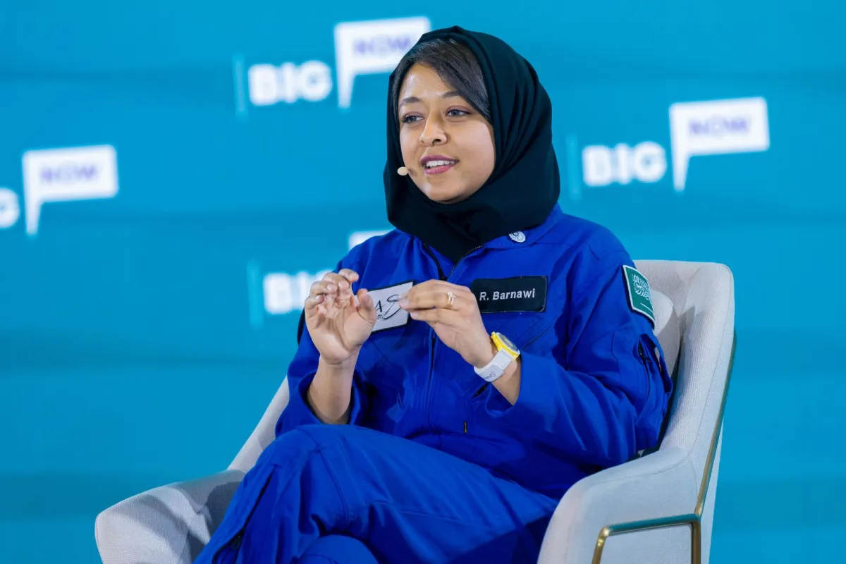ريانة برناوي أول رائدة فضاء سعودية وعربية - الصورة من مسك