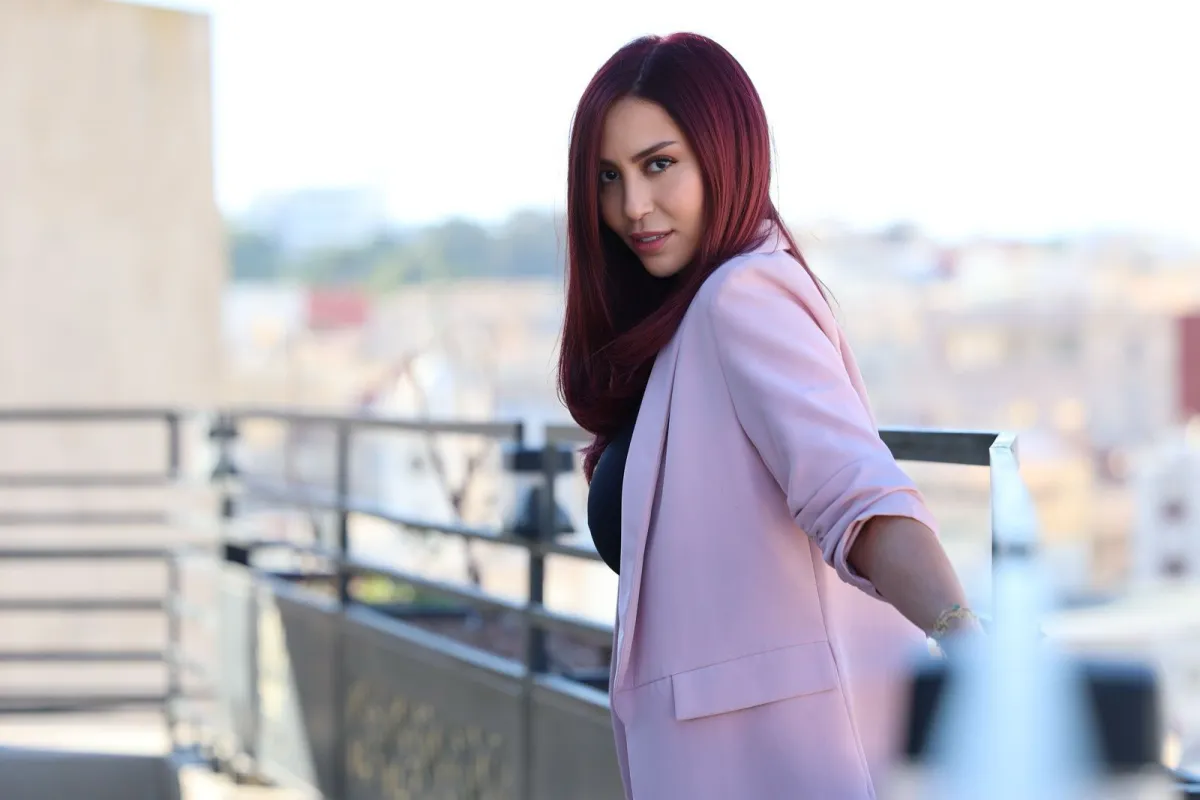 الفنانة سماح زيدان- الصورة مرسلة من قبل الفنانة