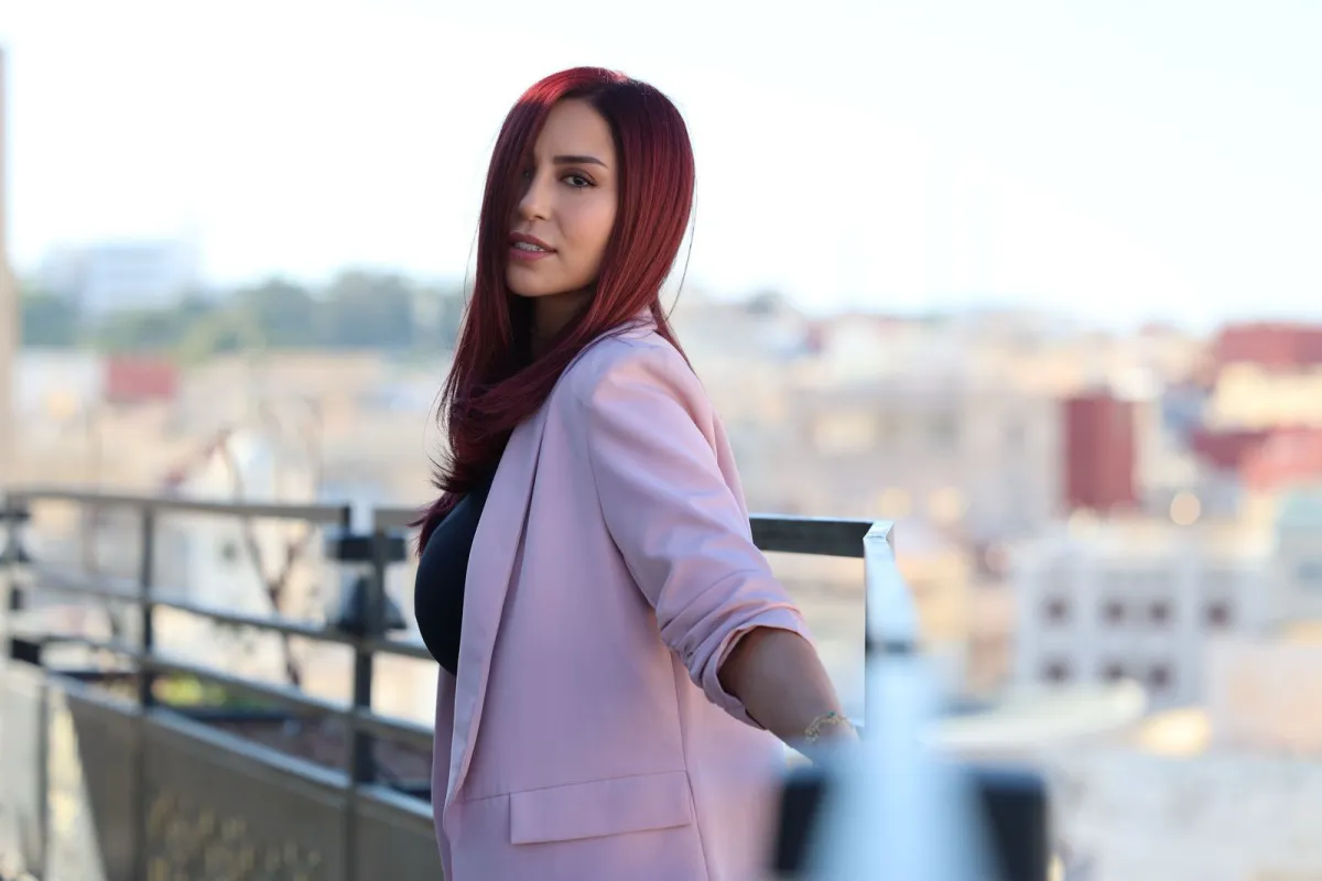 الفنانة سماح زيدان- الصورة مرسلة من قبل الفنانة 