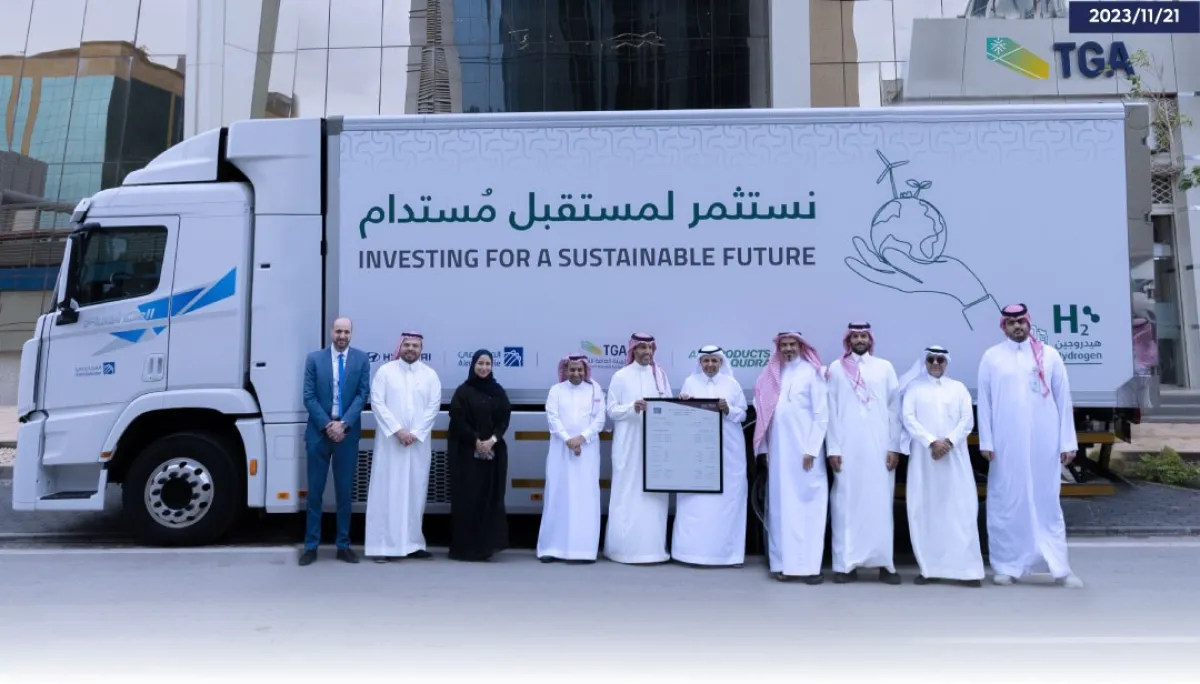 هيئة النقل السعودية تطلق أول شاحنة هيدروجينية