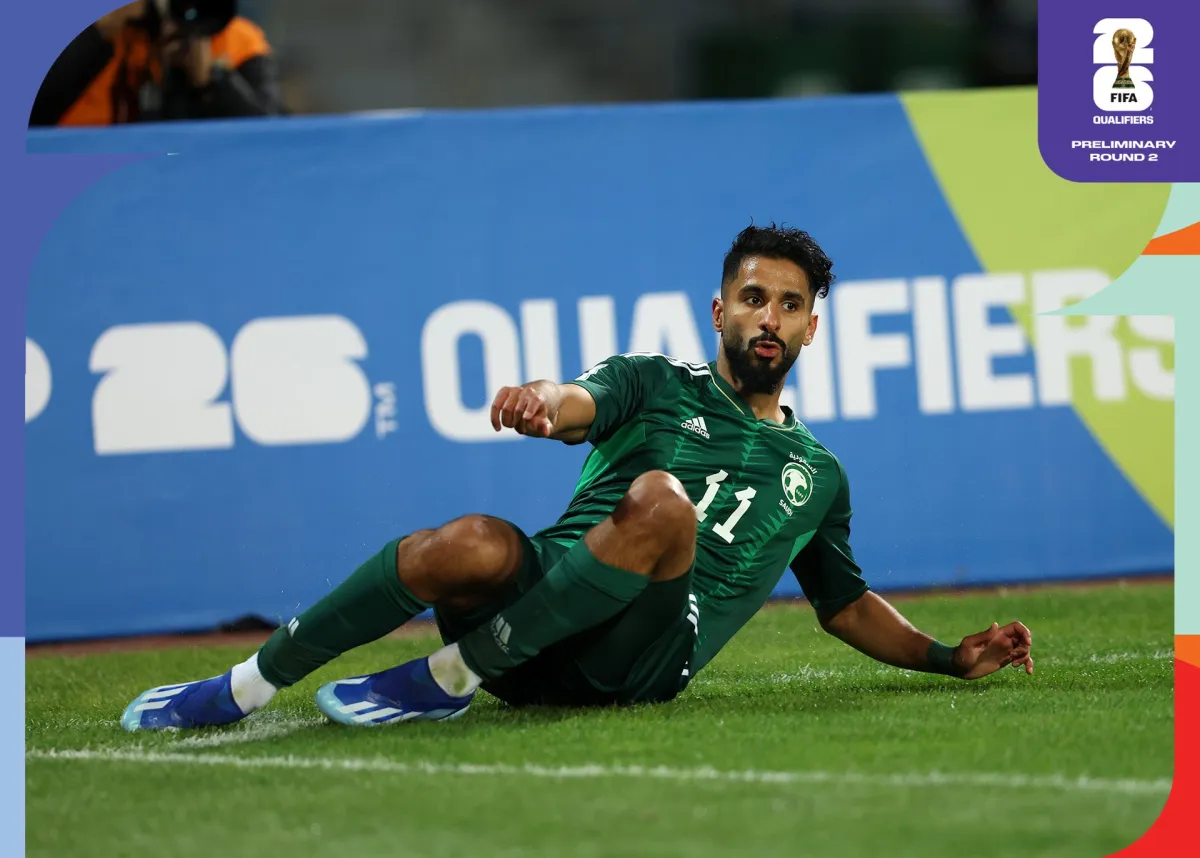 الاحتفال المعتاد من الهدّاف صالح الشهري