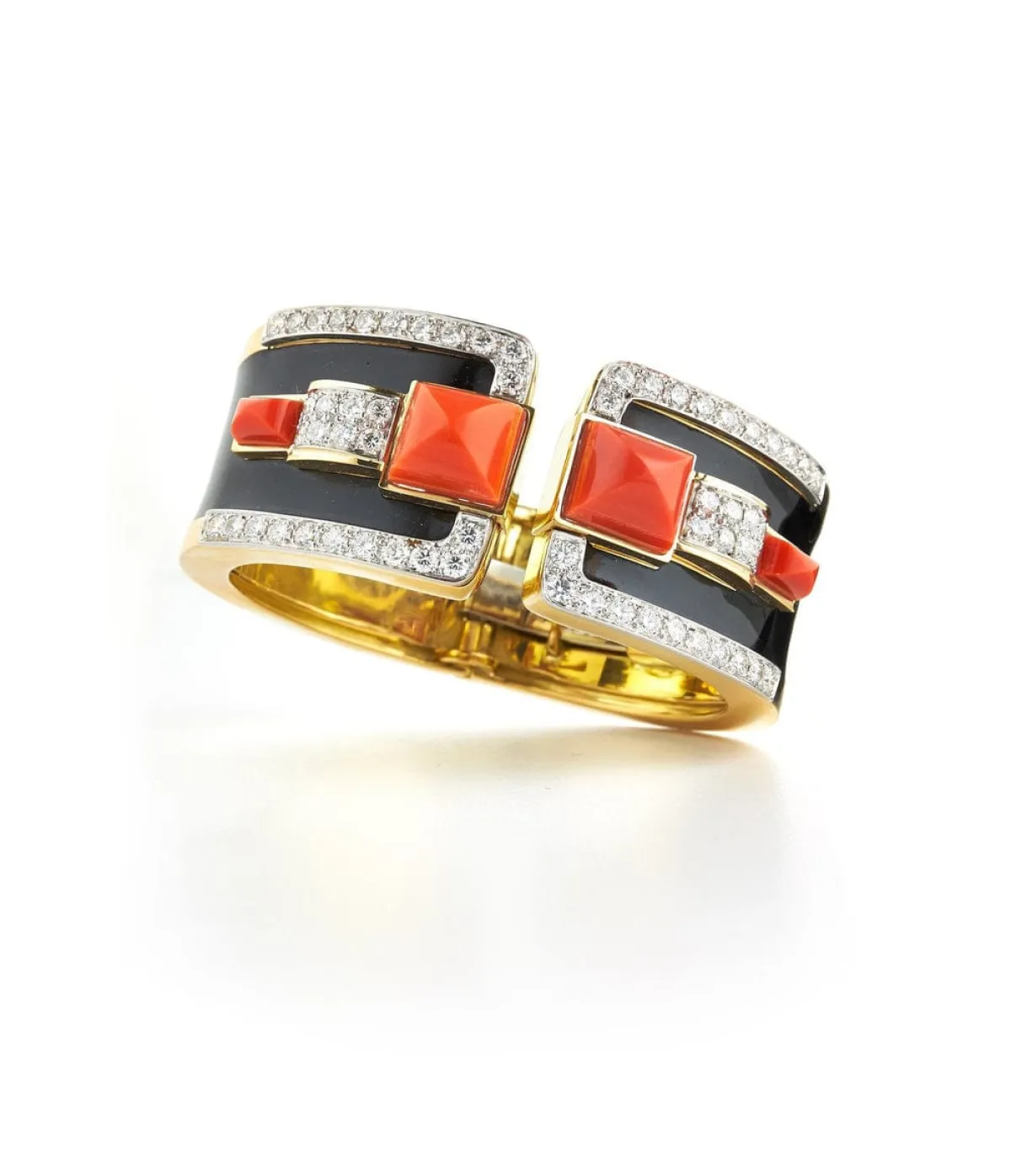 سوار Two Stone Bastille Cuff من ديفيد ويب David webb 