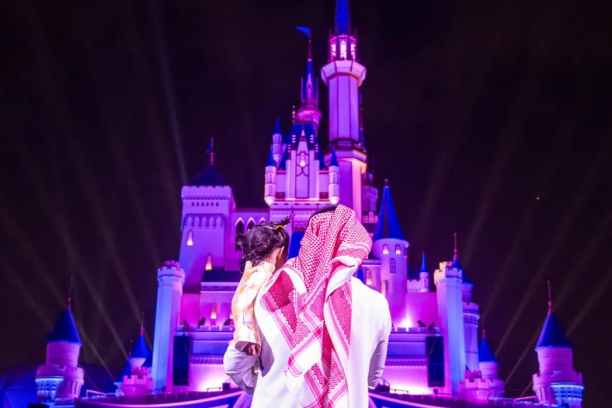 من افتتاح ديزني ذا كاسل في الرياض- الصورة من هيئة الترفيه