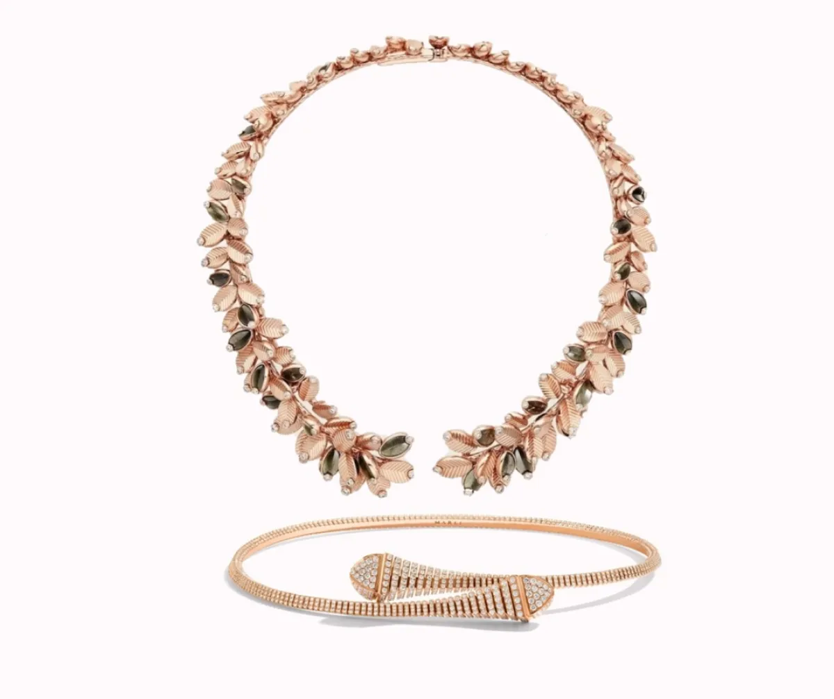 ستمنحكِ إطلالة الأميرات في ليلة الزفاف.. عقود تشوكر مفتوحة لعروس 2024