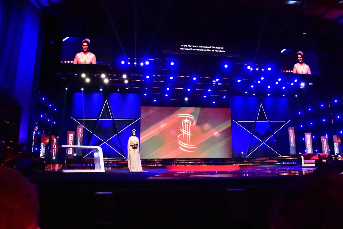 من أجواء حفل افتتاح الدورة 20  للمهرجان الدولي للفيلم بمراكش