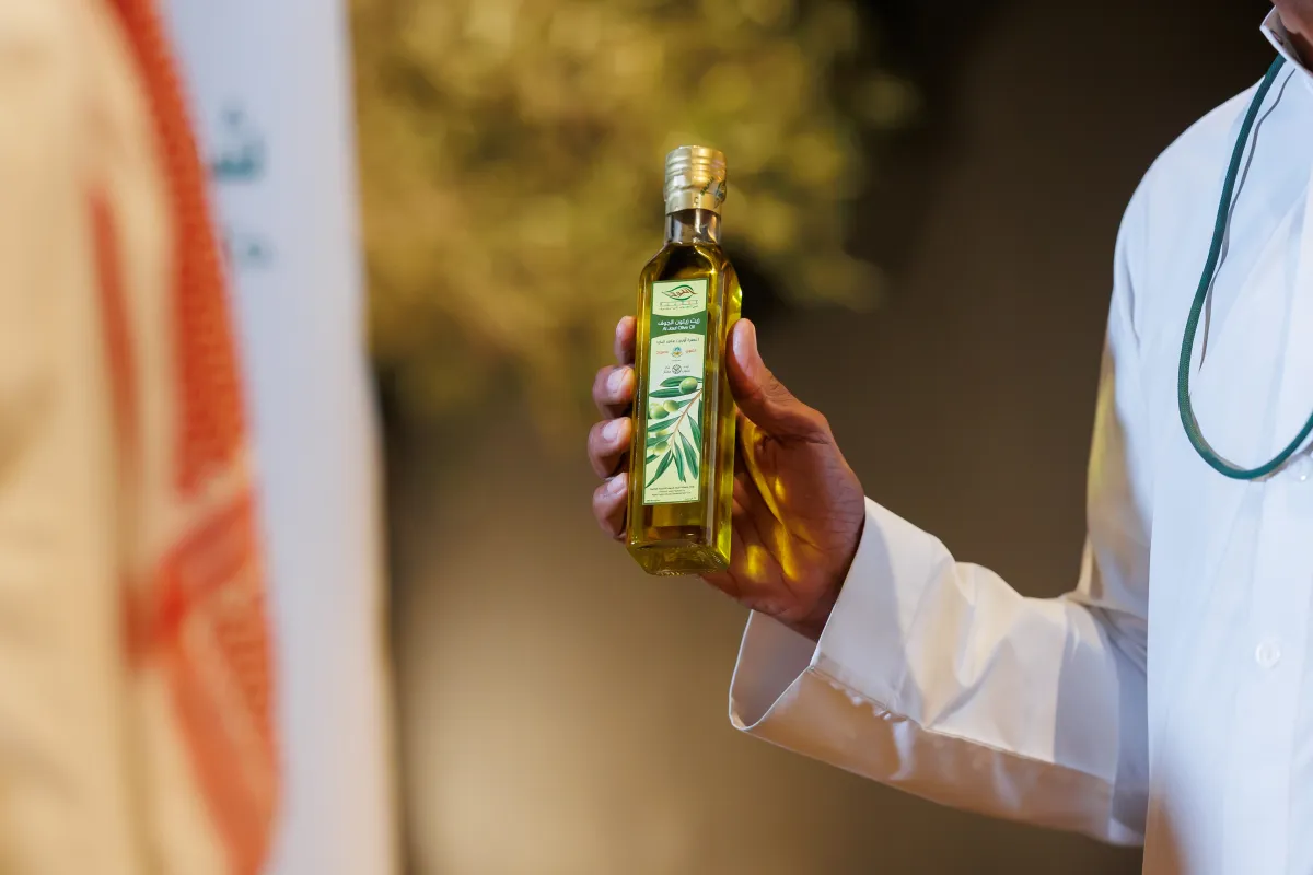 يستعرض المعرض منتجات مختارة ومبتكرة من مشتقات الزيتون