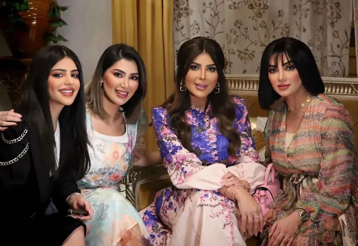 كواليس مسلسل خواتي غناتي - الصورة من صفحة الفنانة شهد سلمان على إنستغرام 