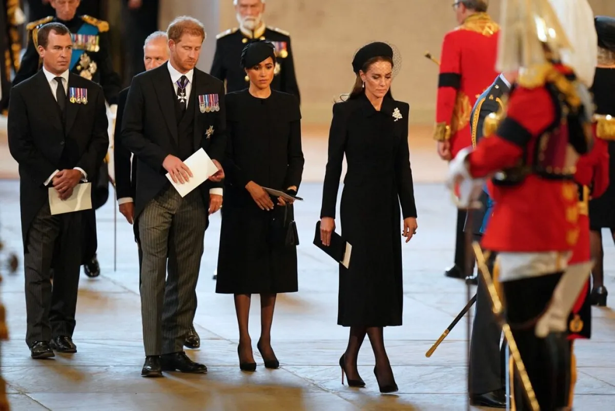 كيت ميدلتون وميغان ماركل Kate Middleton and Meghan Markle (مصدر الصورة: Jacob King / POOL / AFP)