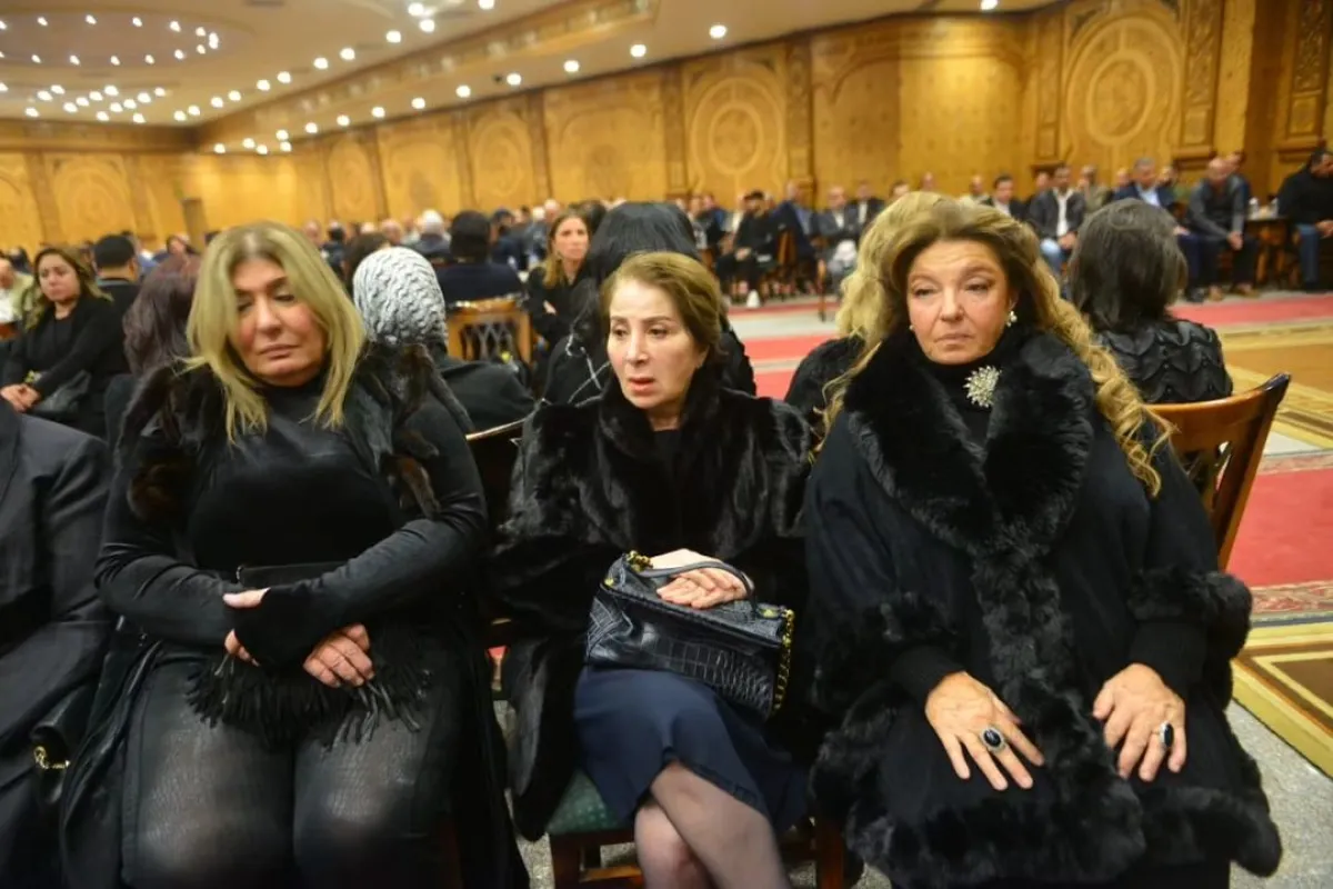 مراسم عزاء صلاح رمزي - الصورة من حساب شريف رمزي على إنستغرام