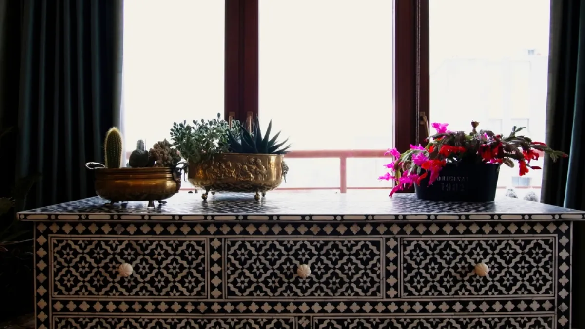 نمط المعينات على الخشب