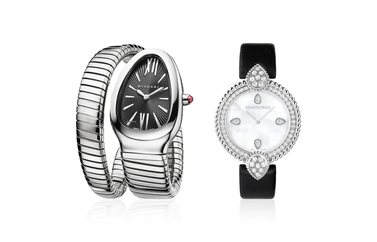 لإطلالاتكِ الراقية في العمل.. تزيني بساعات فولاذ مرصوفة بالألماس بتصاميم عصرية