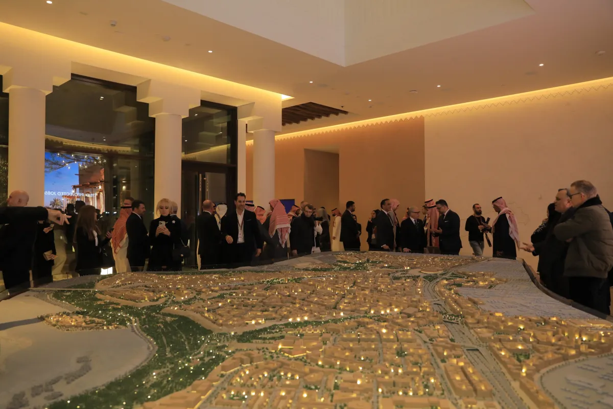 الإعلان عن تأسيس دار الأوبرا الملكية بالدرعية وتحويل المنطقة لوجهة سياحية عالمية - الصورة من حساب شركة الدرعية على منصة إكس