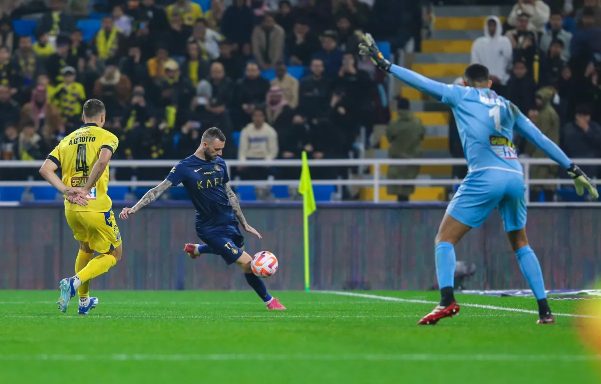 من لقاء النصر والتعاون اليوم 