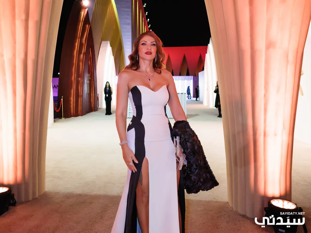 هيدي كرم في مهرجان الجونة السينمائي -تصوير خاص "سيدتي"