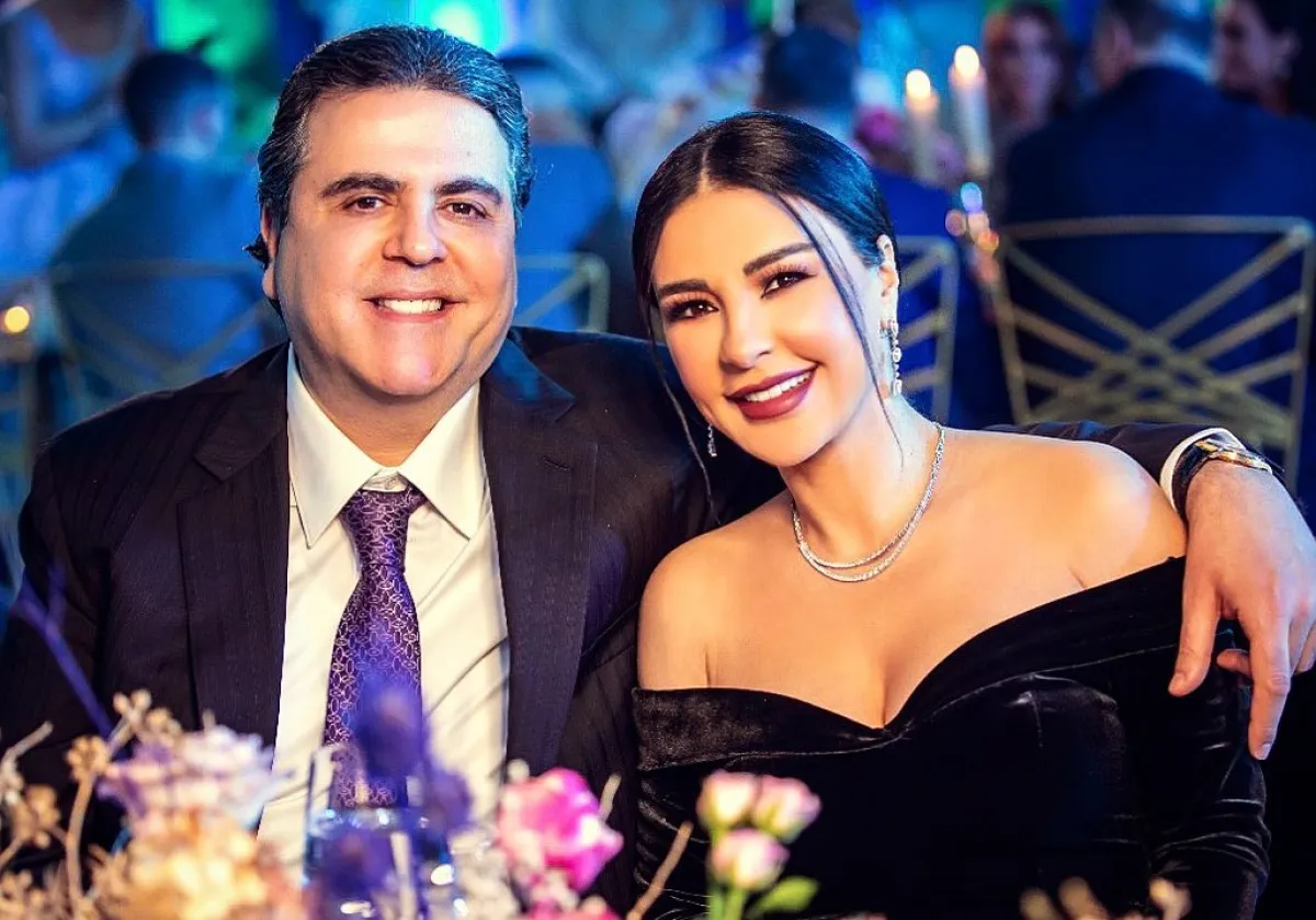 ماغي بوغصن وزوجها المنتج جمال سنان - الصورة من الحساب الرسمي لـ ماغي بوغصن على إنستغرام