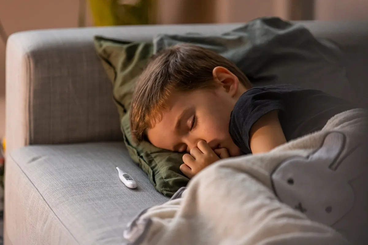 صورة لطفلة مريضة