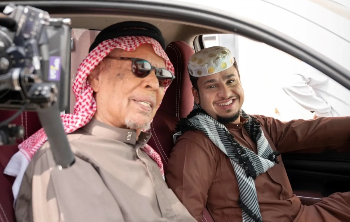 فيصل العيسى وعلى المدفع -الصورة من حساب شباب البومب على الانستغرام