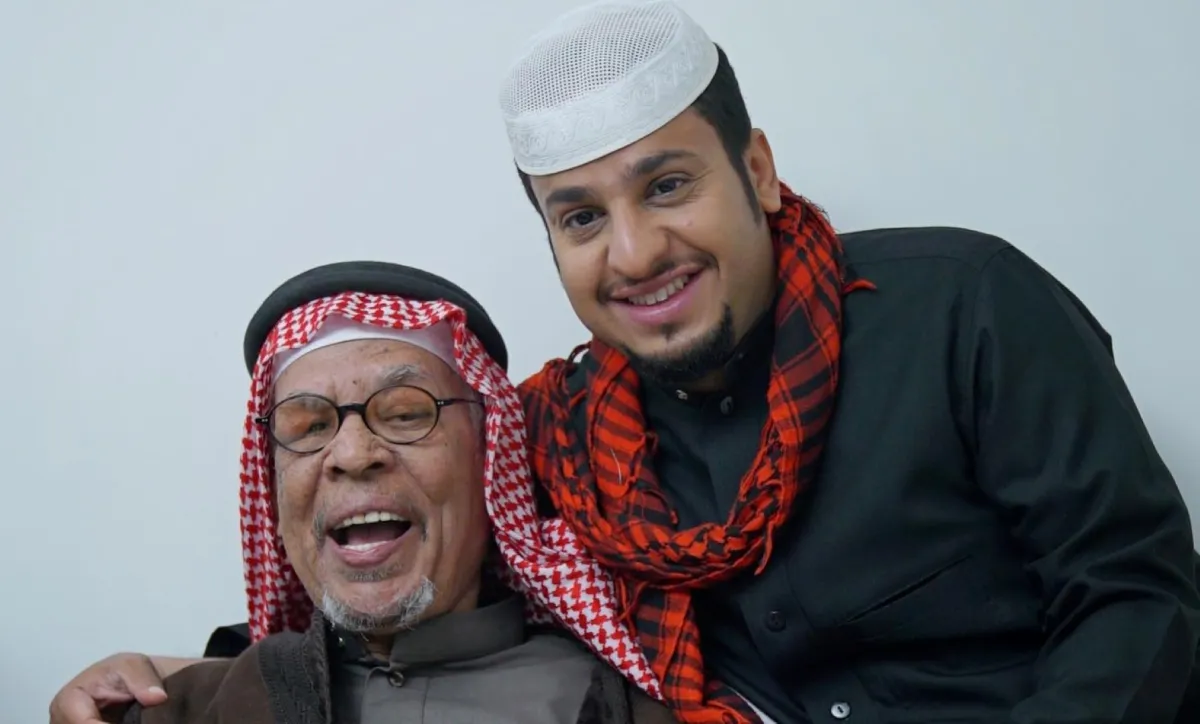 على المدفع وفيصل العيسى -الصورة من  حساب شباب البومب  على الانستغرام