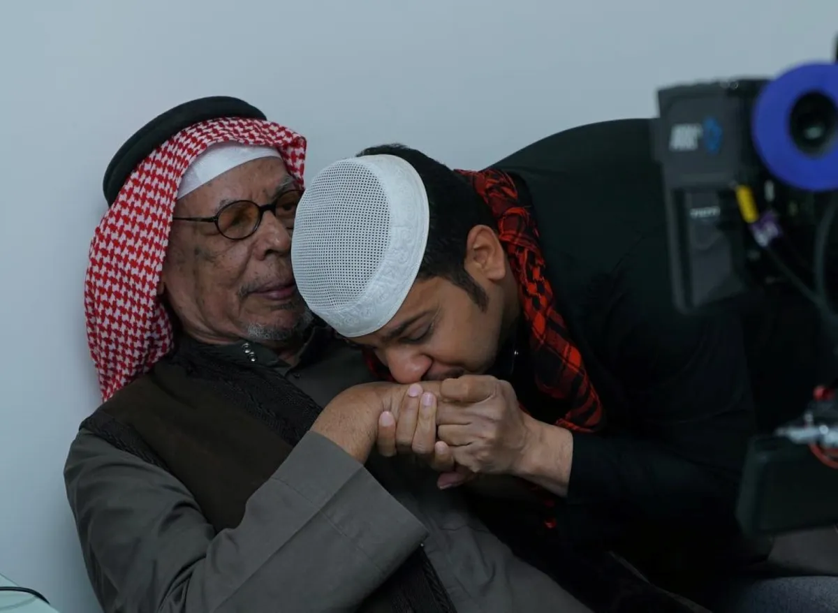 فيصل العيسى وعلى المدفع -الصورة من  حساب شباب البومب على الانستغرام