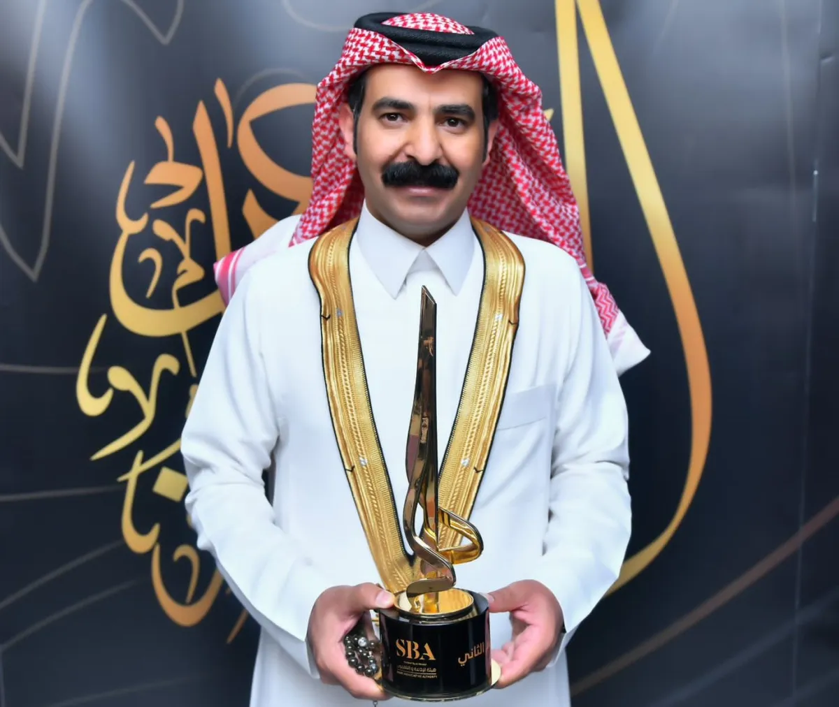 الفائز بالمركز الأول سعد بن عدال  الصورة من المركز الإعلامي ل هيئة الإذاعة والتلفزيون