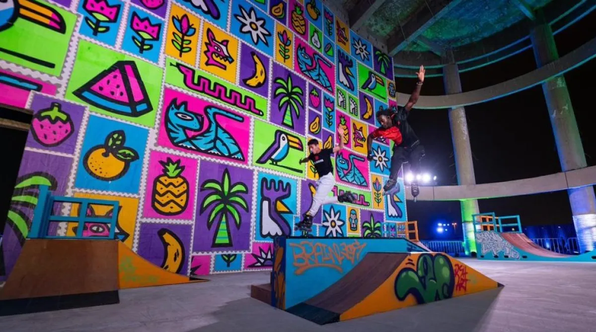 من مهرجان رش - الصورة من المركز الاعلامي  ل هئية الفنون البصرية