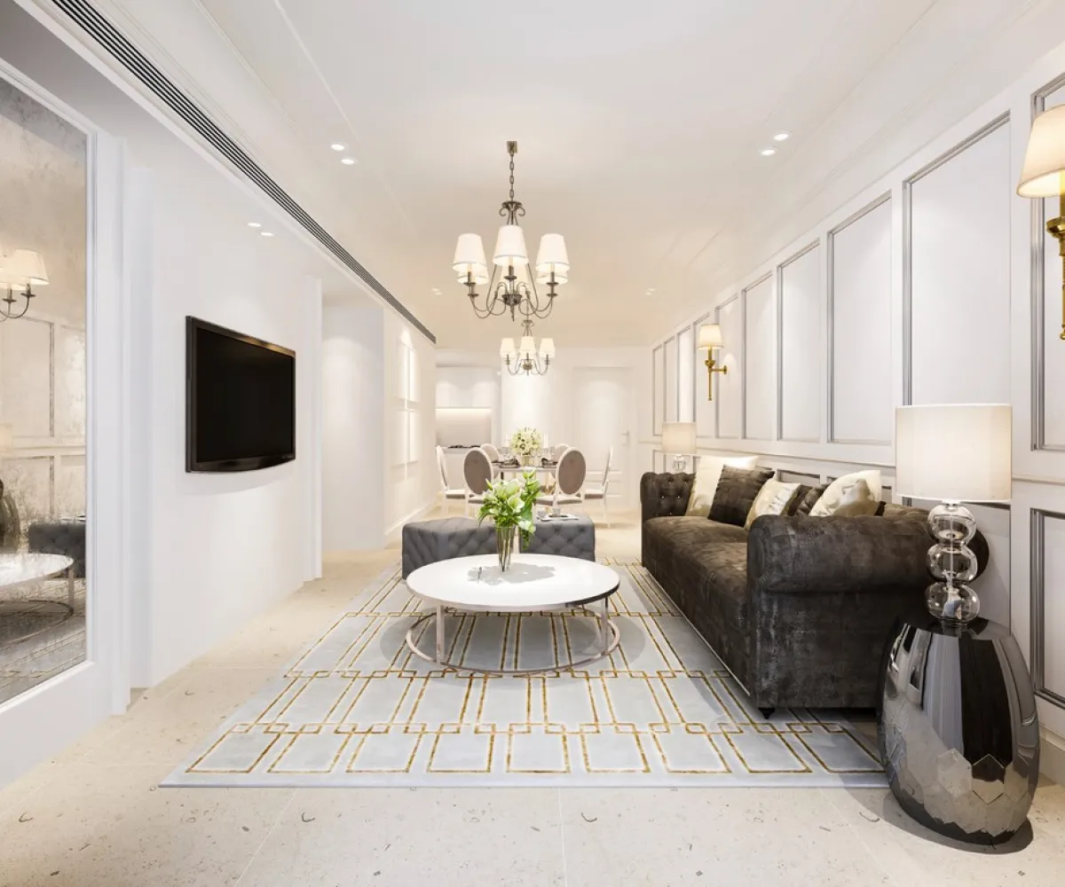 إضاءة غرفة الجلوس